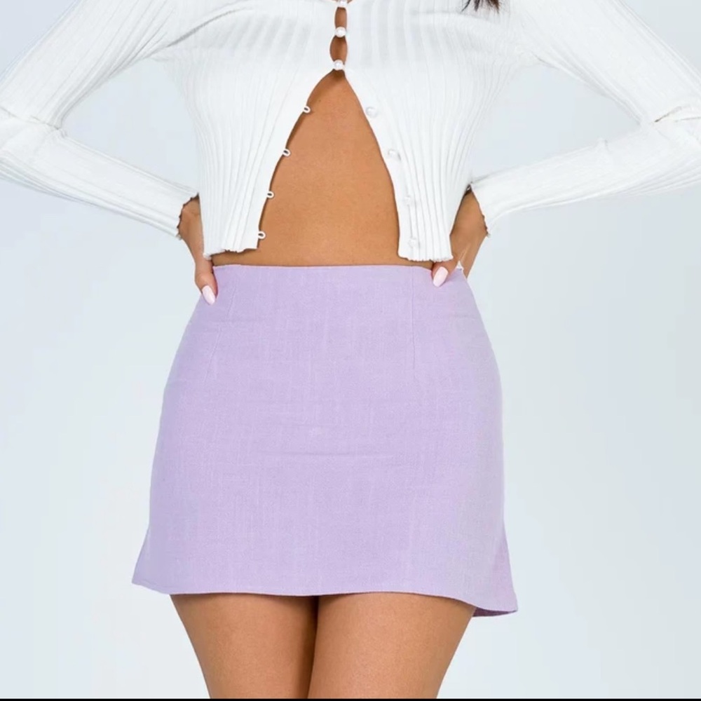 Princess Polly Lavender Mini Skirt